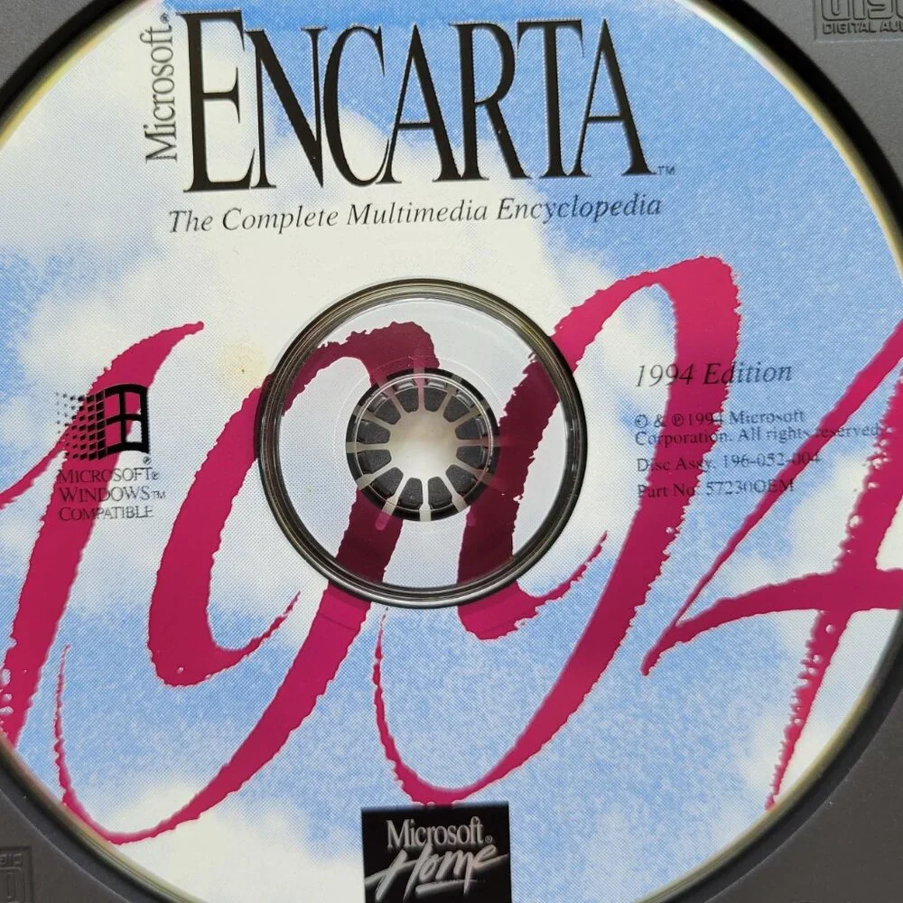 Vintage CD - Microsoft Encarta, Microsoft Home